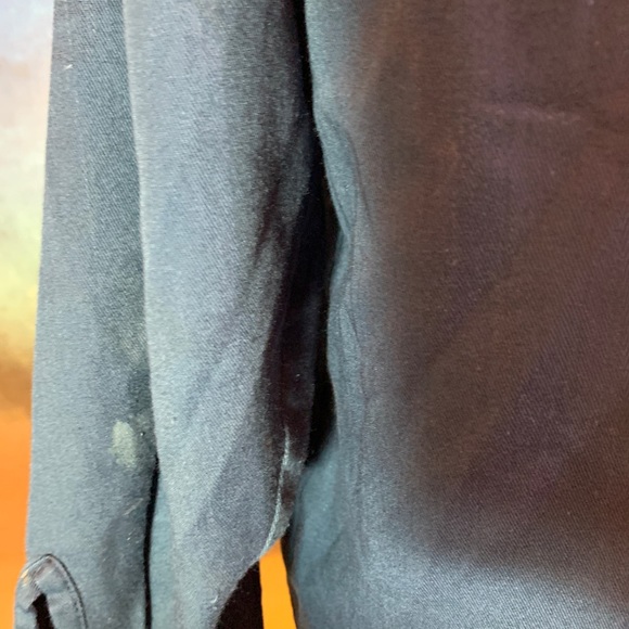 Broken-in & very used Dickies XL Navy work shirt - Picture 6 of 8